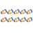 Male Straight Push In To Connect Air Fitting Tube OD 4/6mm x NPT 1/4 1/8", 6mm / 1/8"