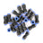 20Pcs Air Pneumatic 1/4" to 1/4" Straight Push in Connectors Quick