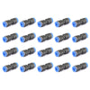 20Pcs Air Pneumatic 1/4" to 1/4" Straight Push in Connectors Quick