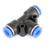 10PCS Pneumatic Air Quick Push to Connect Fitting 6 mm OD T Tee Tube 6mm US
