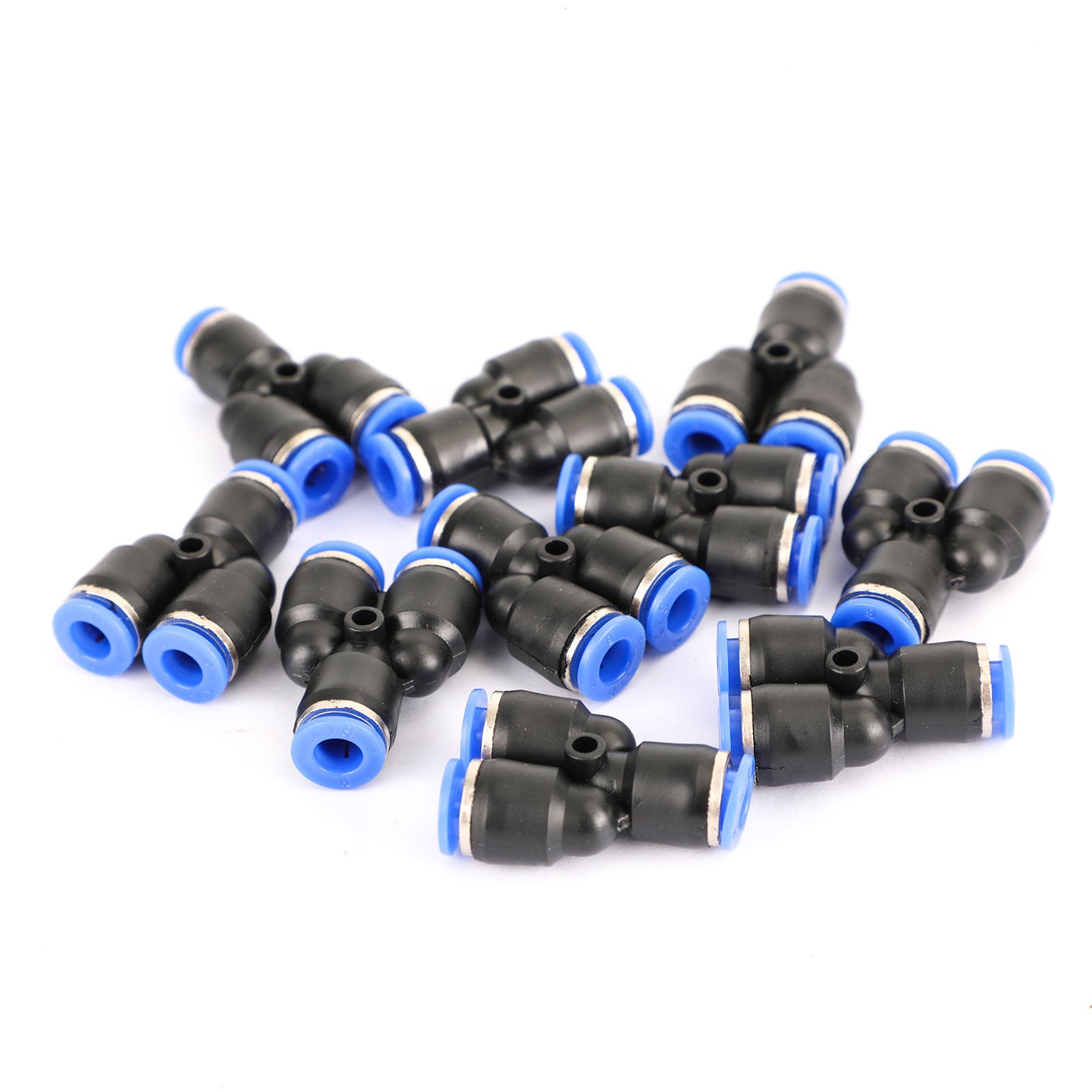 4PCS Pneumatic Air Quick Push to Connect Fitting 6mm OD "Y" Split Tube