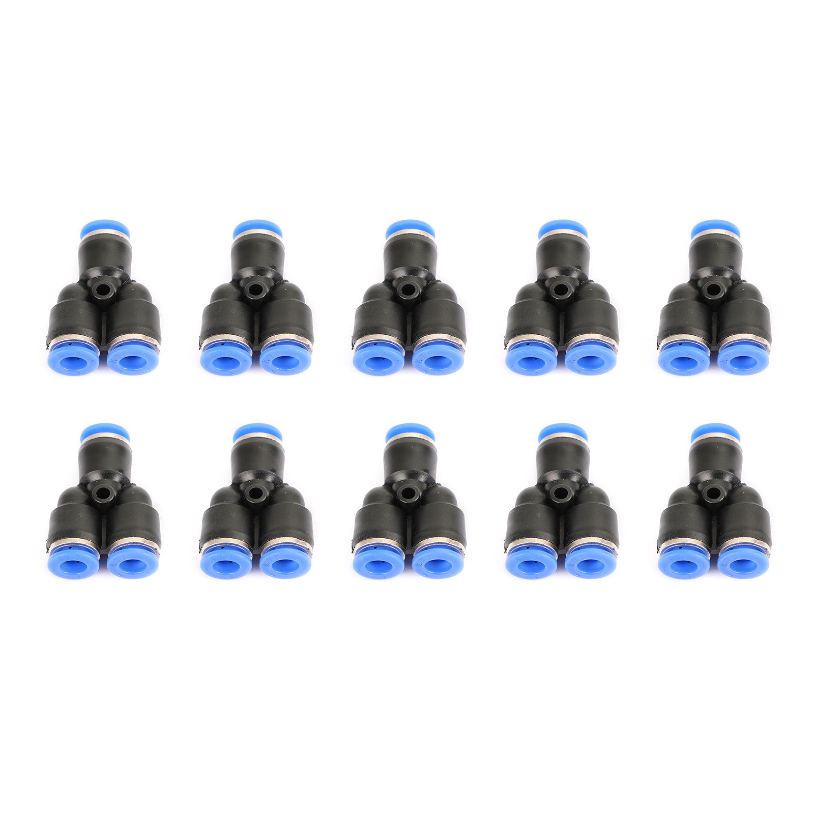 4PCS Pneumatic Air Quick Push to Connect Fitting 6mm OD "Y" Split Tube