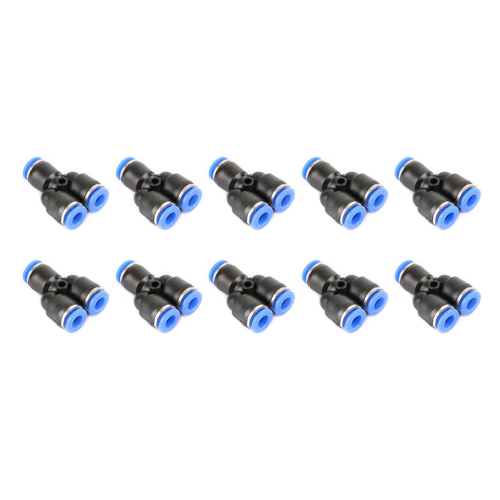 4PCS Pneumatic Air Quick Push to Connect Fitting 6mm OD "Y" Split Tube