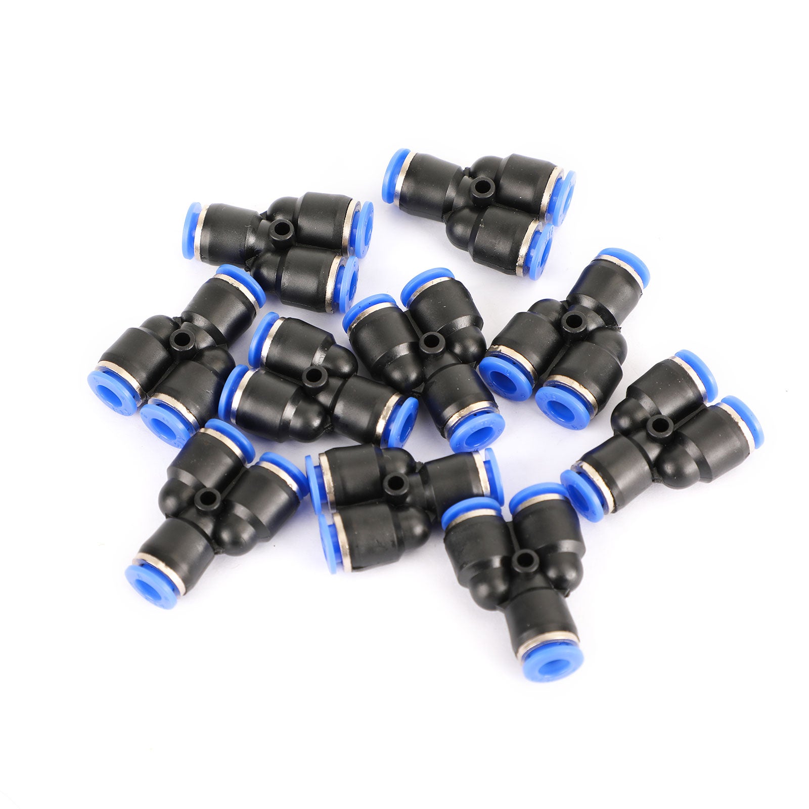 4PCS Pneumatic Air Quick Push to Connect Fitting 6mm OD "Y" Split Tube