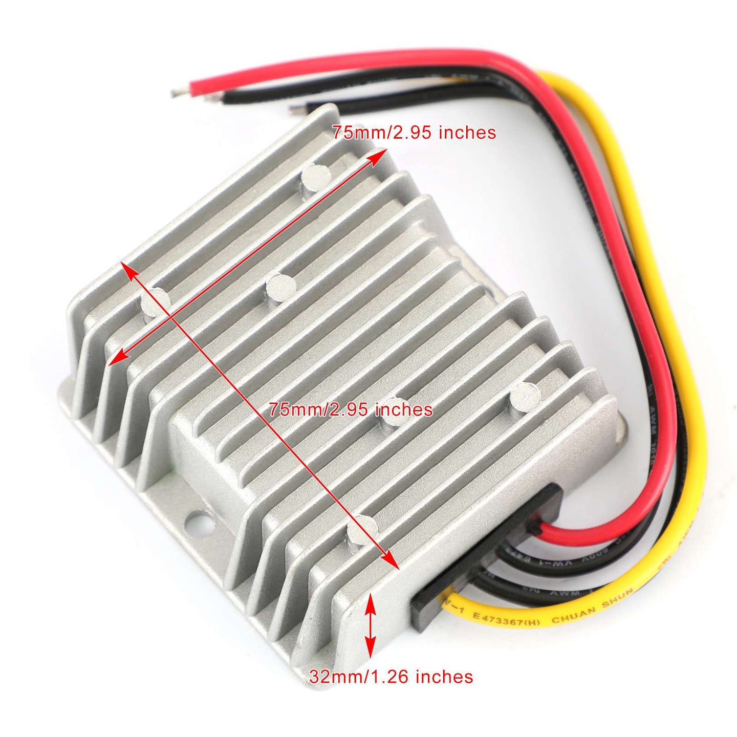 WaterProof 48V to 12V 15A 180W Step Down DC/DC Power Converter Regulator UE