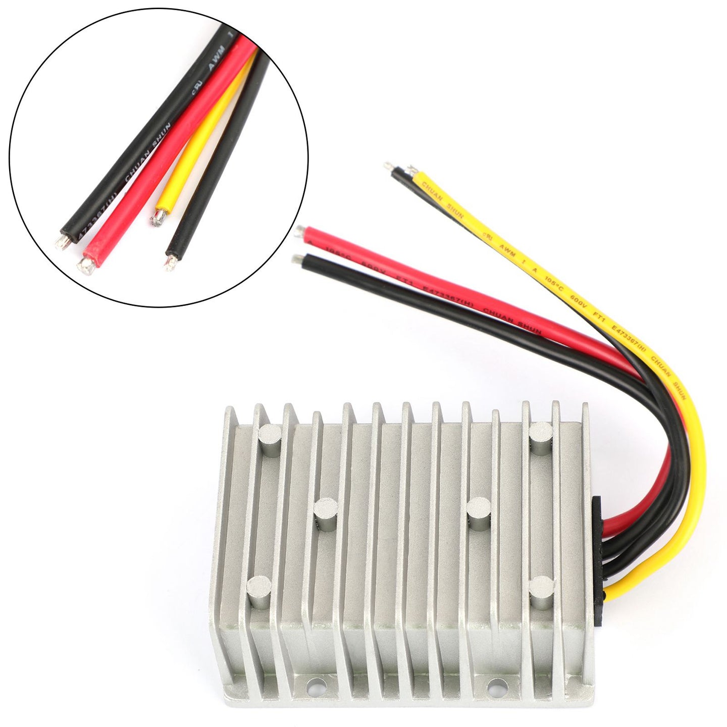 DC-DC 12V Step Up to 24V 20A 480W Car Power Supply Converter Regulator US