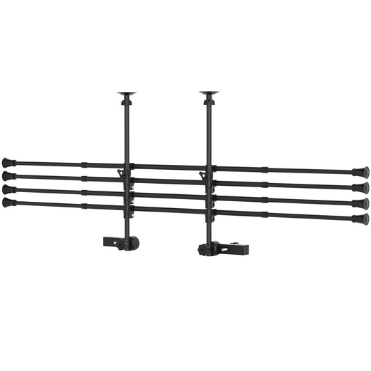 Adjustable Dog Barrier for SUV & Car Cargo Area, No-Drill Headrest Mount Pet Divider Fence