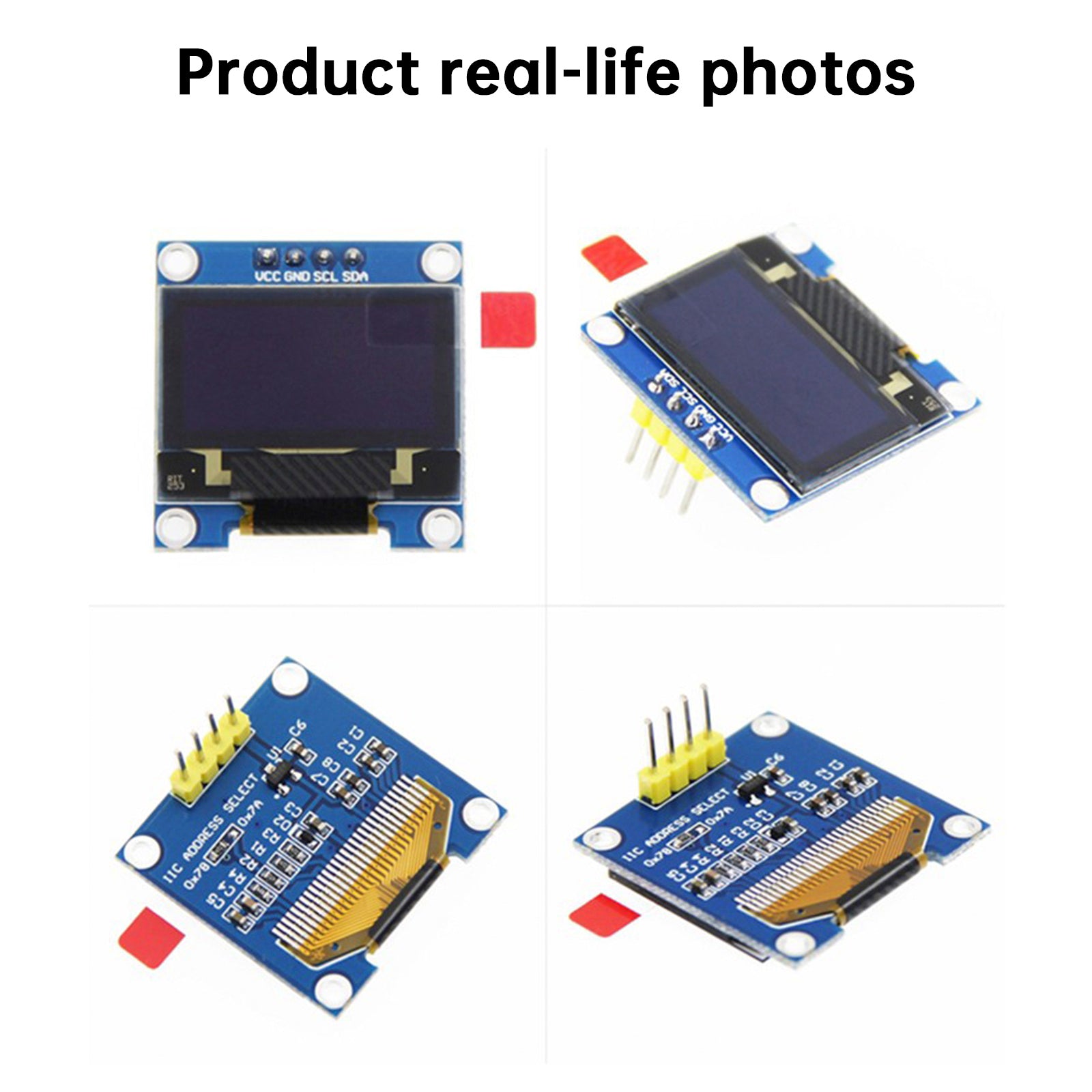 Raspberry Pi 4B 0.96-inch OLED Display Module IP Hard Disk Information Display