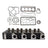 Complete Cylinder Head & Gasket Kit for Kubota V1505 Engine, Fits B2910, B7800, B3030 Tractors, Replaces 1G091-03044