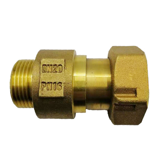 DN20 3/4 In-Line Check Valve Brass Spring Loaded Inline For Water Meter