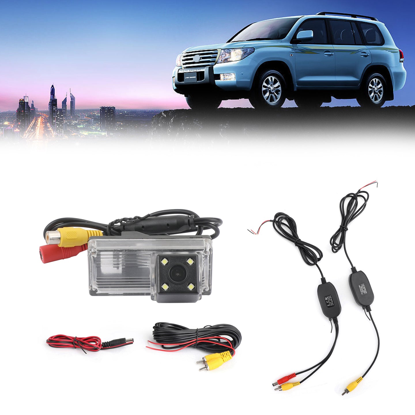 Car Rear View Wireless Camera Fit For Toyota Land Cruiser 70/100/200 Series