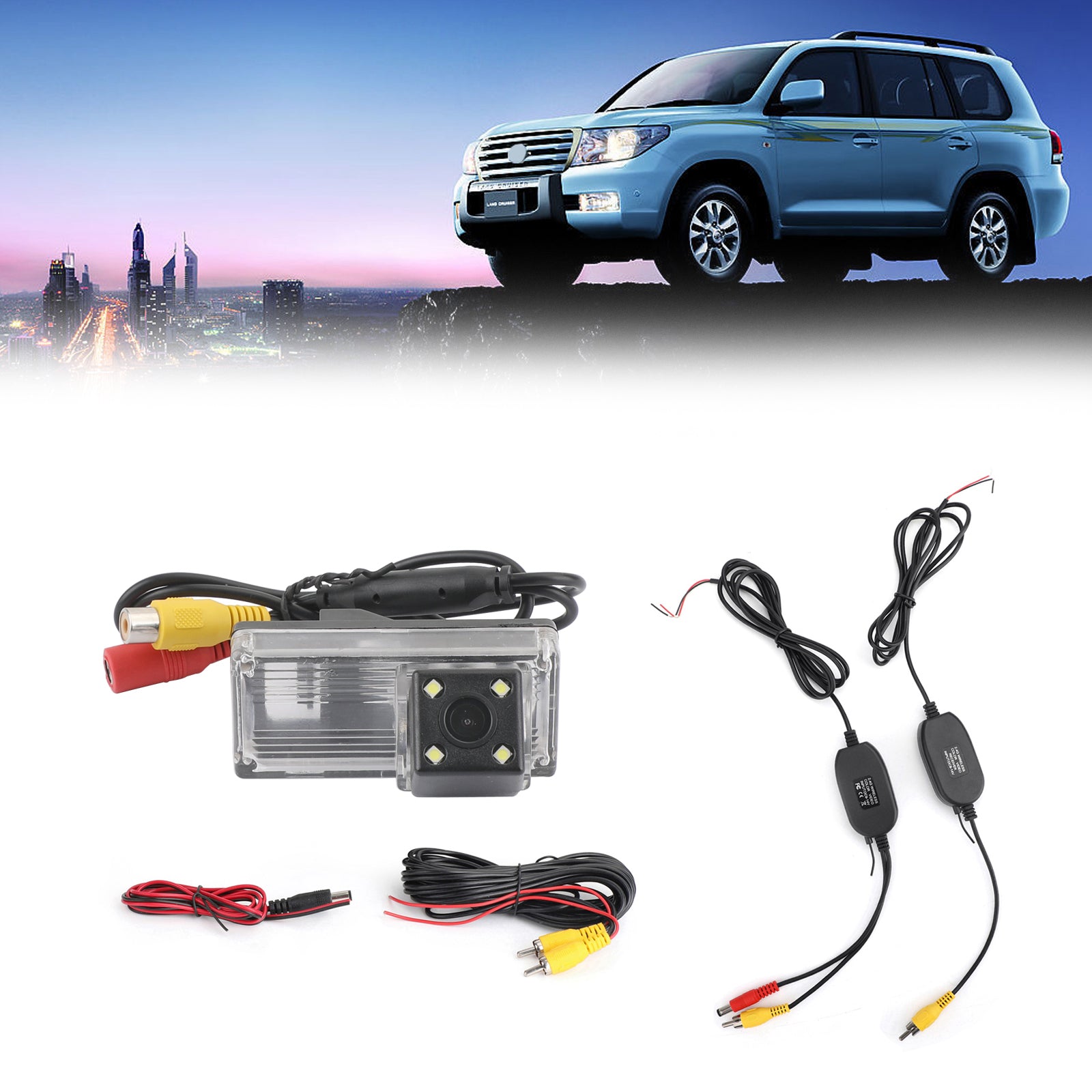 Car Rear View Wireless Camera Fit For Toyota Land Cruiser 70/100/200 Series