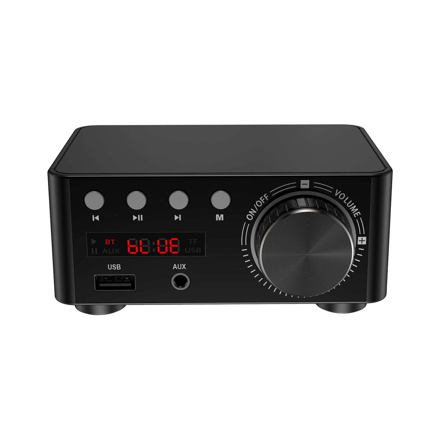 12-24V 50W+50W Bluetooth 5.0 Digital Power Amplifier – Desktop HiFi Stereo Sound