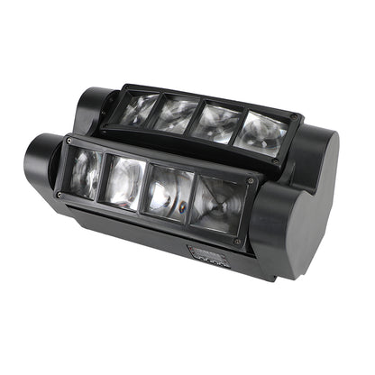 4Pcs 80W 8LED RGBW Spider Moving Head Stage Lighting Beam DMX Party DJ Lighting