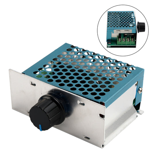 AC 220V Input Knob 20A PWM DC 220V Motor Speed Controller Regulator Switch