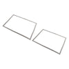 2 Pcs DA97-12522J Freezer Door Gasket for Samsung Refrigerator AP5623489 3973455