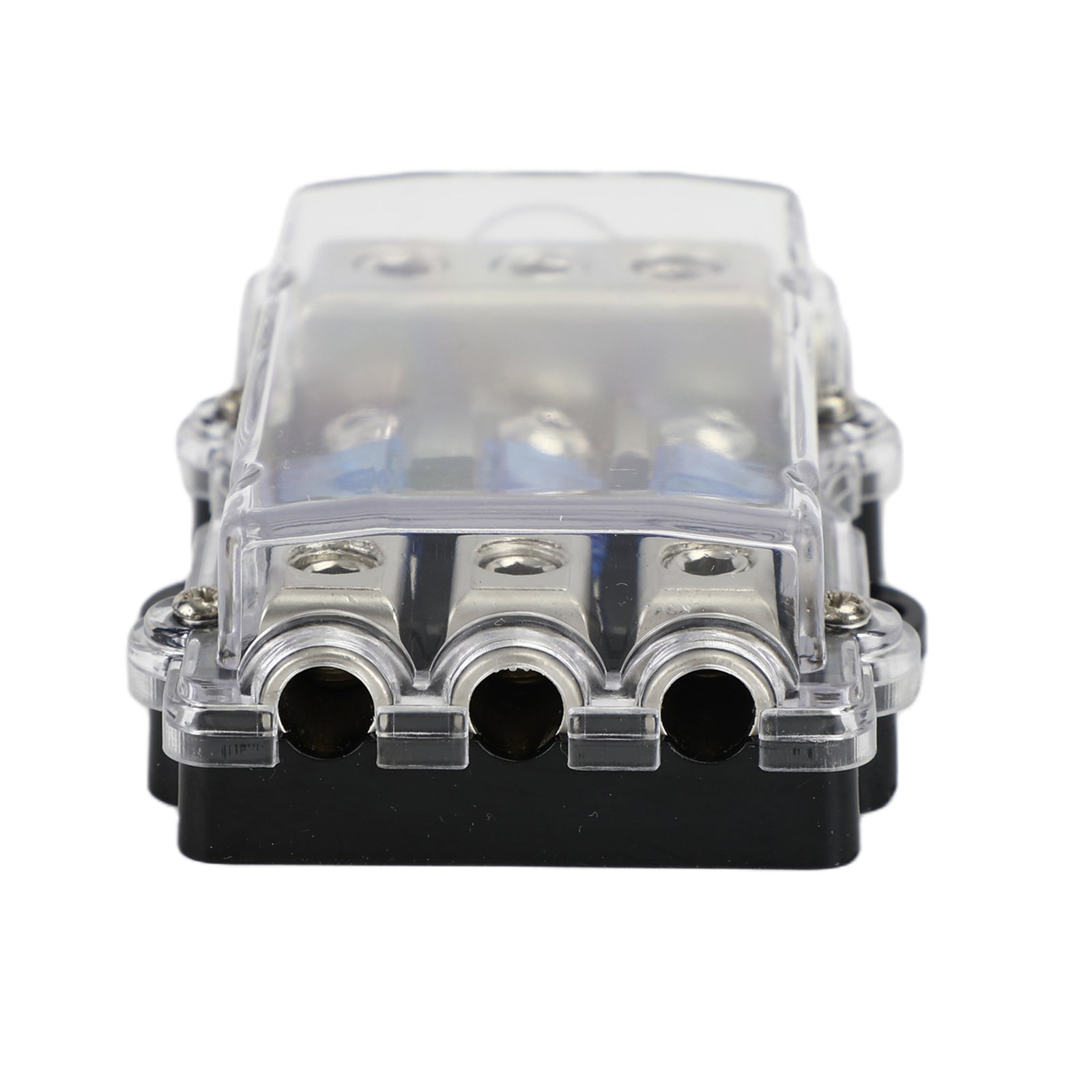 3-Way Mini ANL Power Distribution Block with 60A Fuses for Car Audio, Accepts 2/4GA In, 4/8GA Out