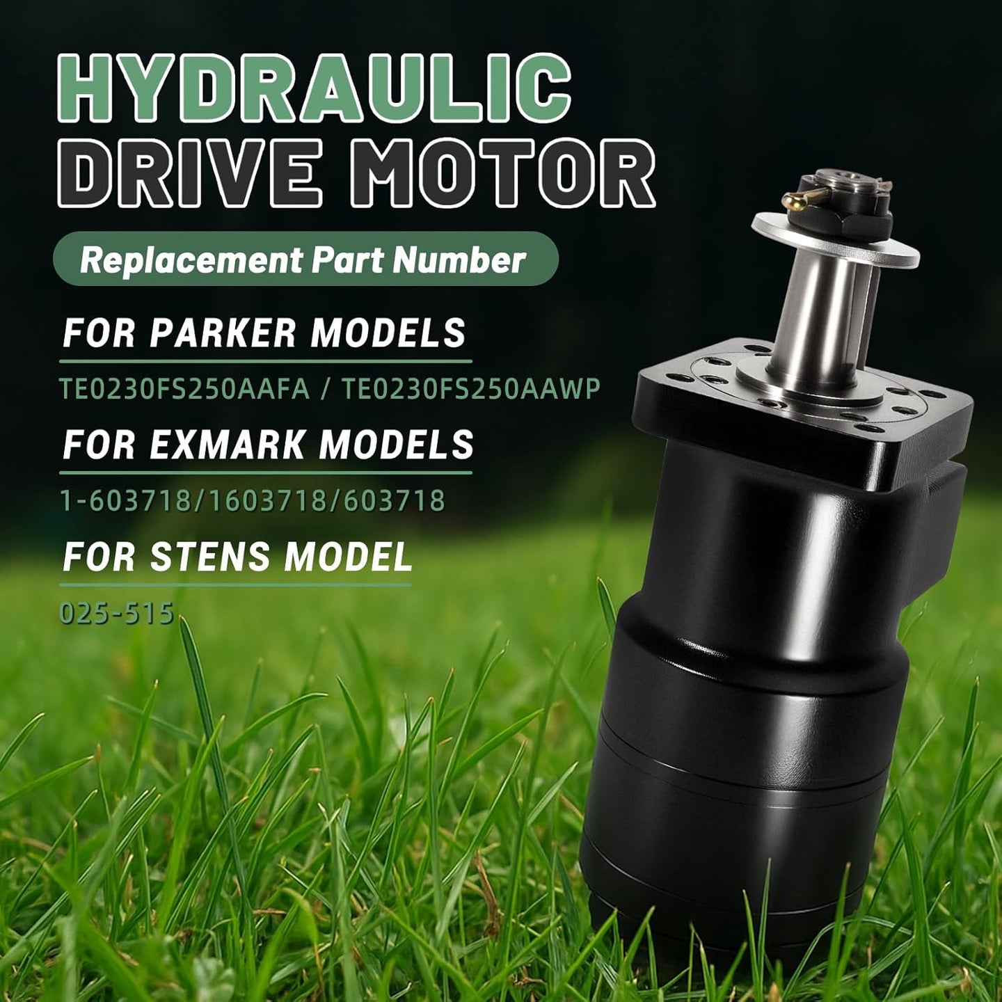 Replacement Wheel Motor for Exmark Turf Tracer 1-603718 TE0230FS250AAFA