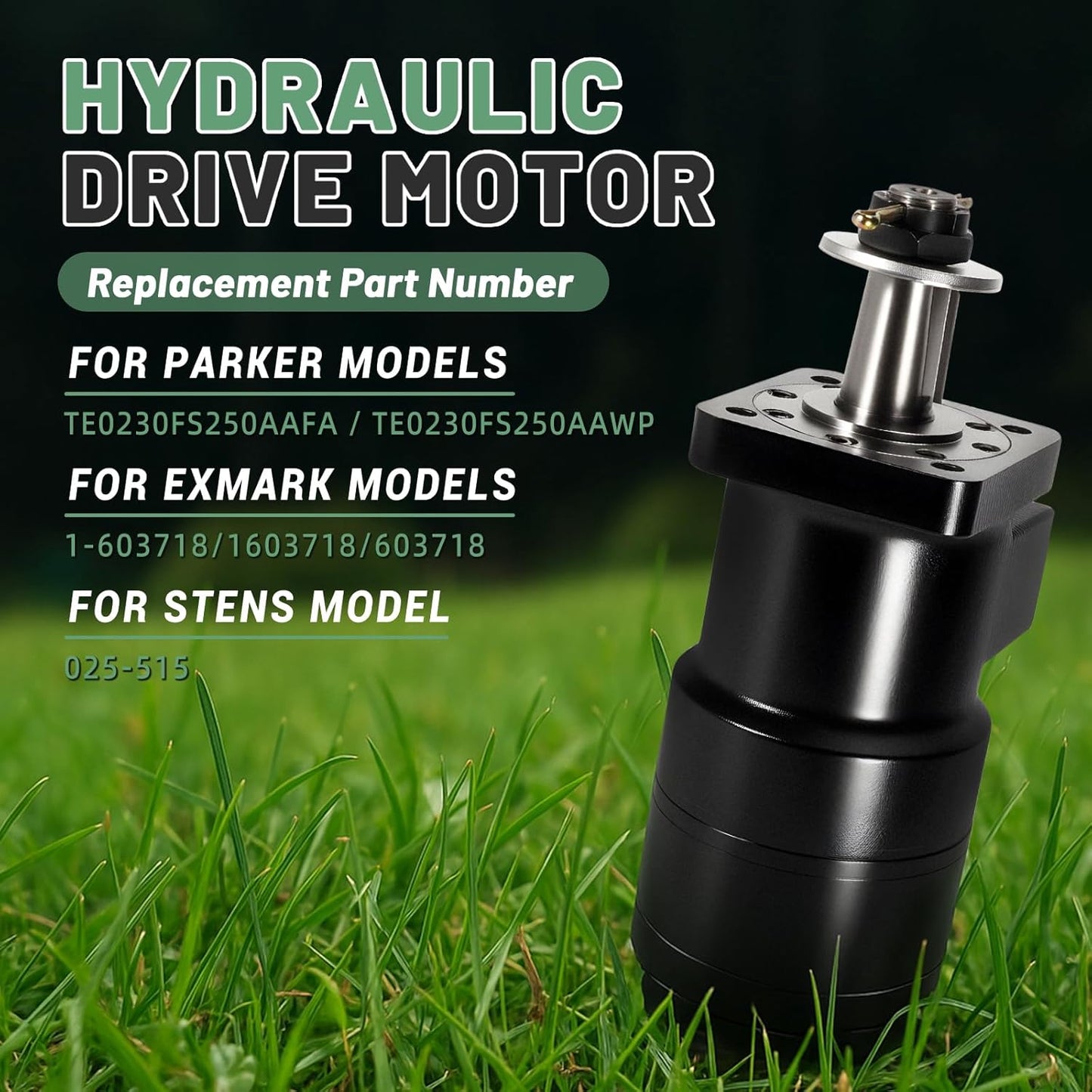 Replacement Wheel Motor for Exmark Turf Tracer 1-603718 TE0230FS250AAFA