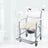 3-in-1 Shower Toilet Wheelchair ¨C Adjustable Commode Chair for Elderly or Patients