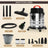 18L Ash Vacuum Cleaner, Powerful 1800W Wet/Dry Shop Vac with Blower Function for Fireplaces, BBQ & Pellet Stoves