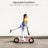Shock-Absorbing Foldable Commuter Kick Scooter For Adults Teens W/12" Air Tires
