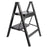 Stepladder, 2 Tiers, Foldable, Aluminum, Wide, Lightweight, Compact, Ladder