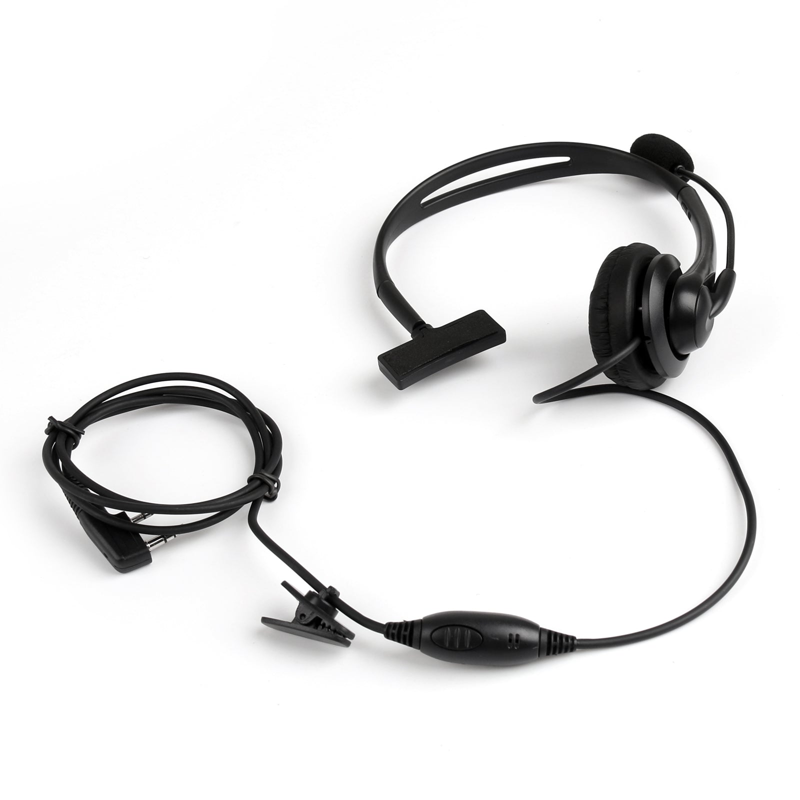 5x Overhead Headphone Headset For Kenwood Puxing Wouxun Baofeng 2-Way Radio