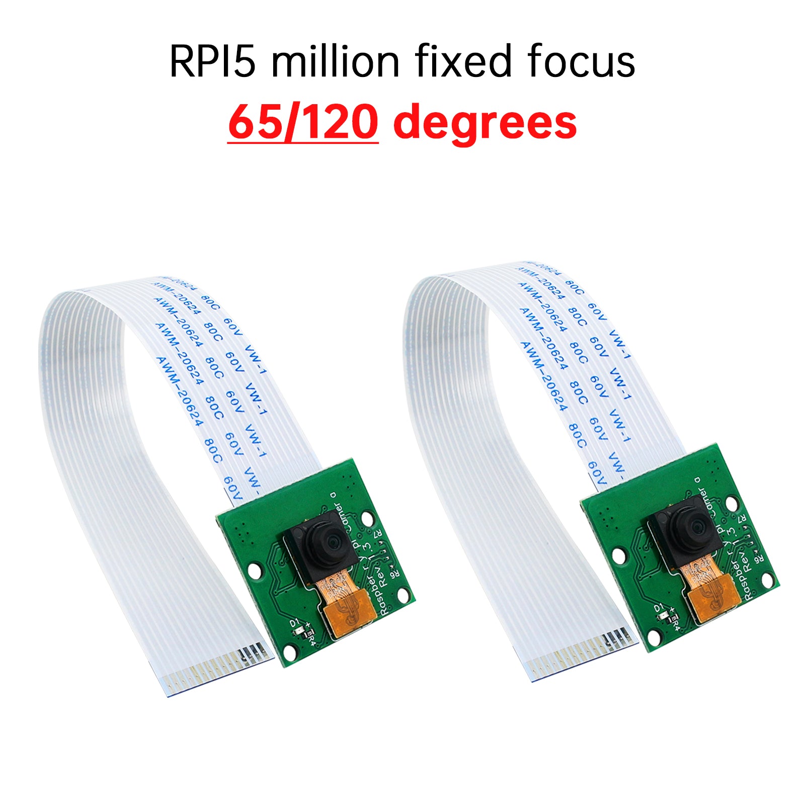 Raspberry Pi 4B 5 Million Camera OV5647 HD Camera Module Fixed Focus/Auto Focus