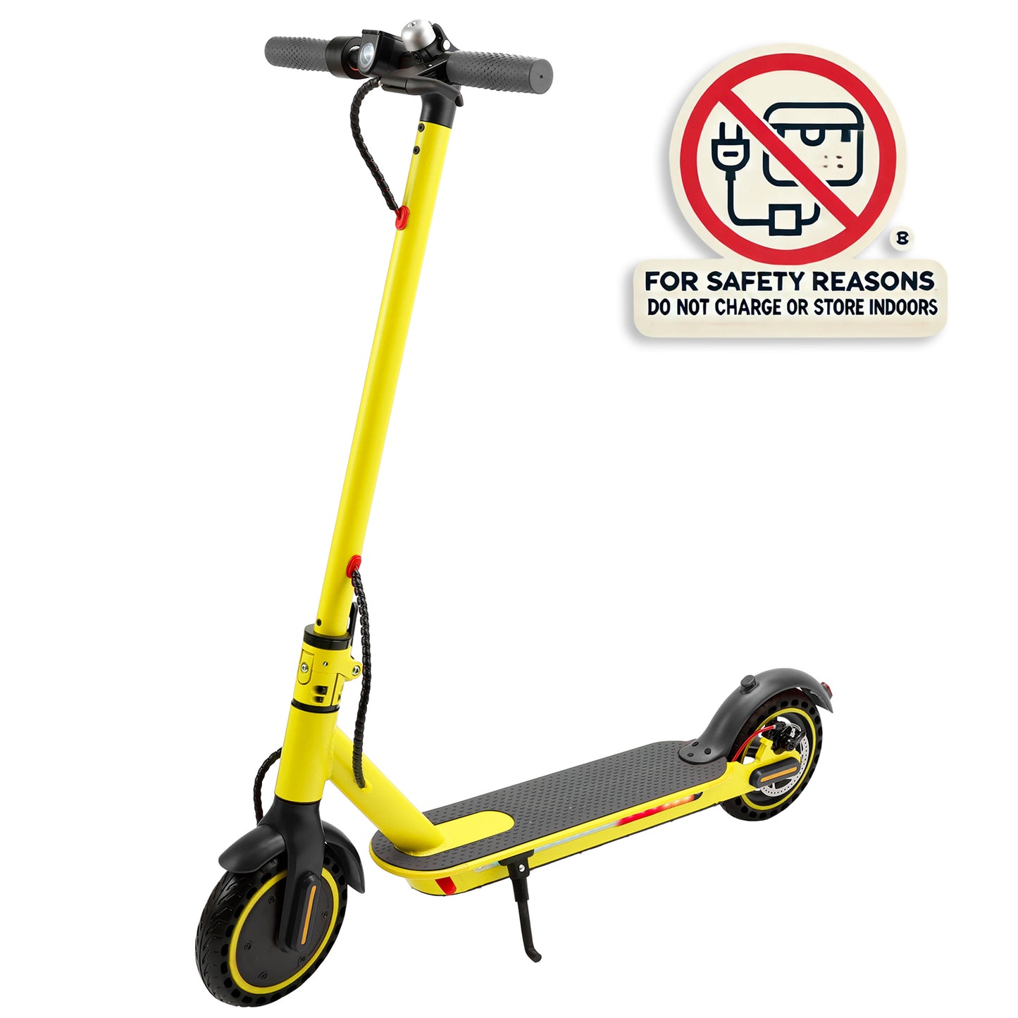 8.5" Folding Electric Scooter With app 350W 35KM Range 30km/h City Commute Yellow (Copy)