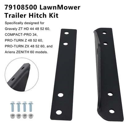 79108500 LawnMower Trailer Hitch Kit For Gravely Ariens48 52 60Zero Lawn Tractor