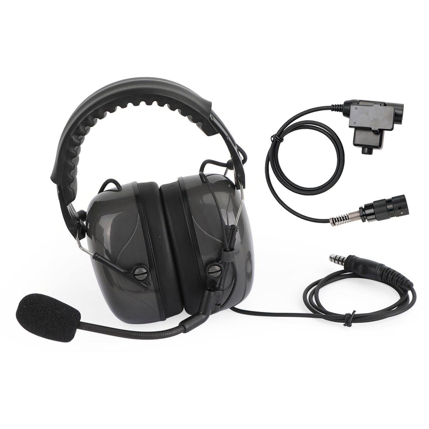 7.1-C5 Adjustable Noise Cancelling Headset For AN/PRC-152 AN/PRC-148 U329 Radio