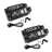2Pcs 80W 8LED RGBW Spider Moving Head Stage Lighting Beam DMX Party DJ Lighting