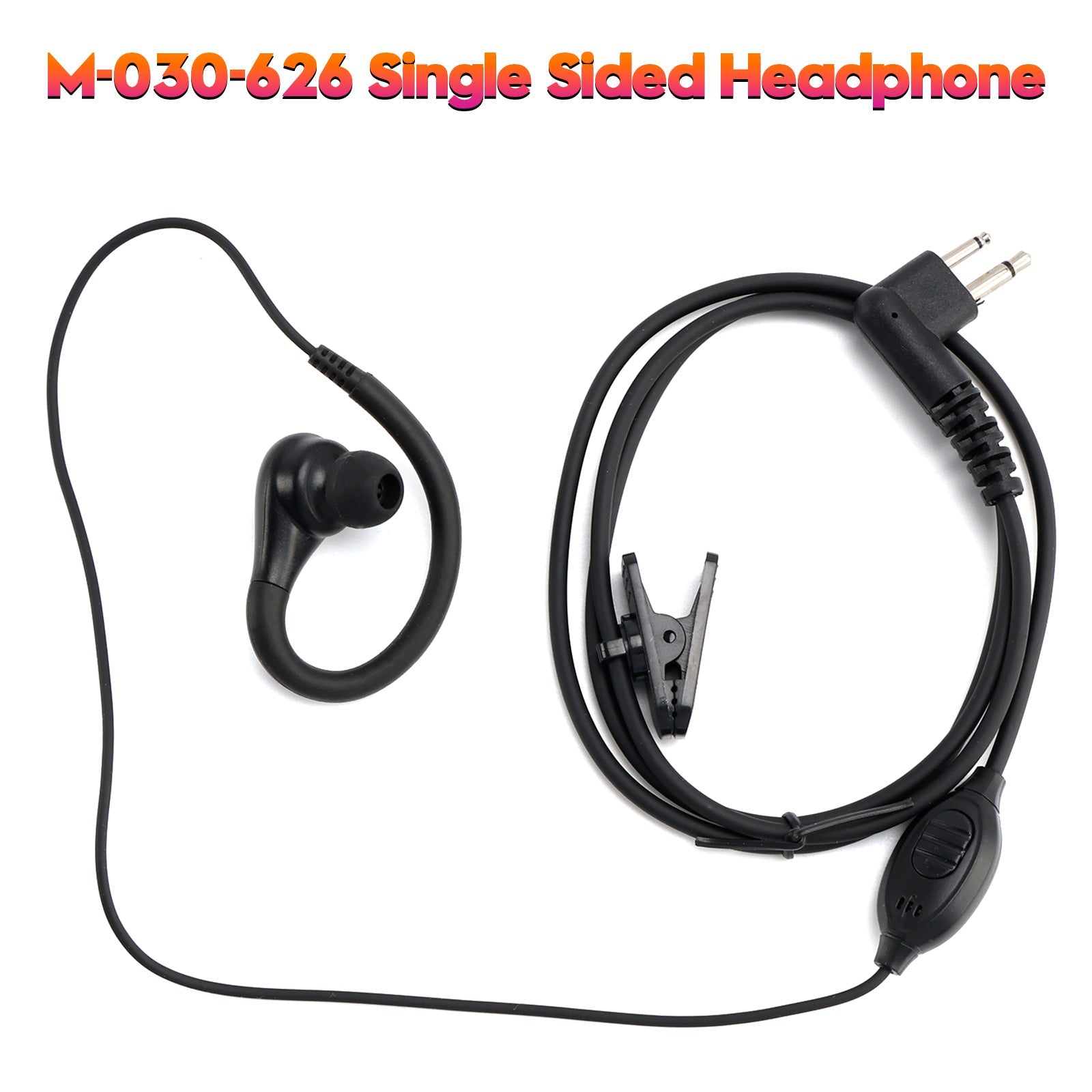K-030-626 Earhook Headset For GP300 CP100 SP50+ PRO3150 P110 V468 EP350 DEP450