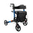 All-Terrain Rollator Walker with Seat, 8" Wheels, Folding, Adjustable Height, 300 lb Capacity