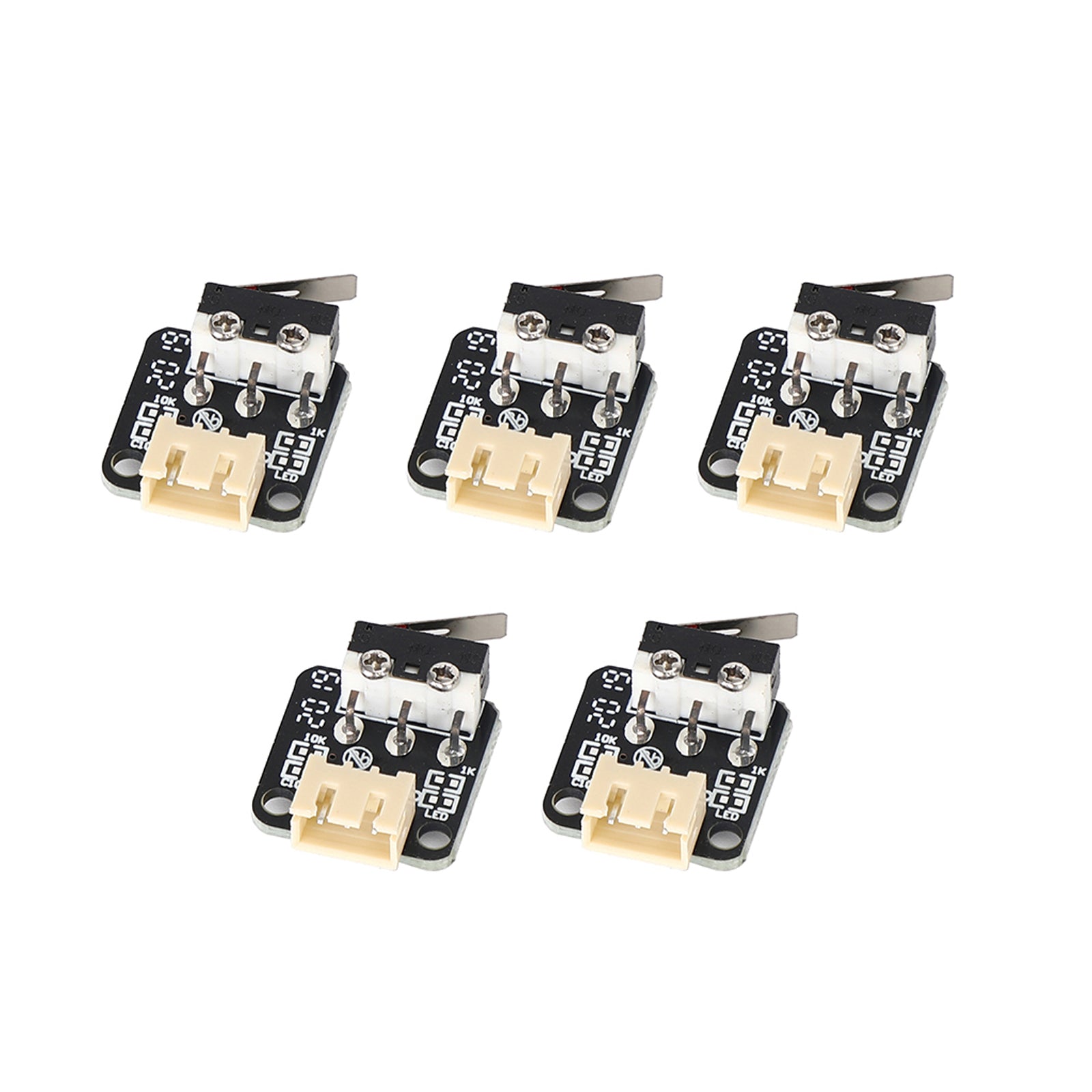 5-Pack Limit Switch End Stop for Creality Ender 3, Ender 3 Pro/V2, CR-10 & Ender 5, 3-Pin Mechanical