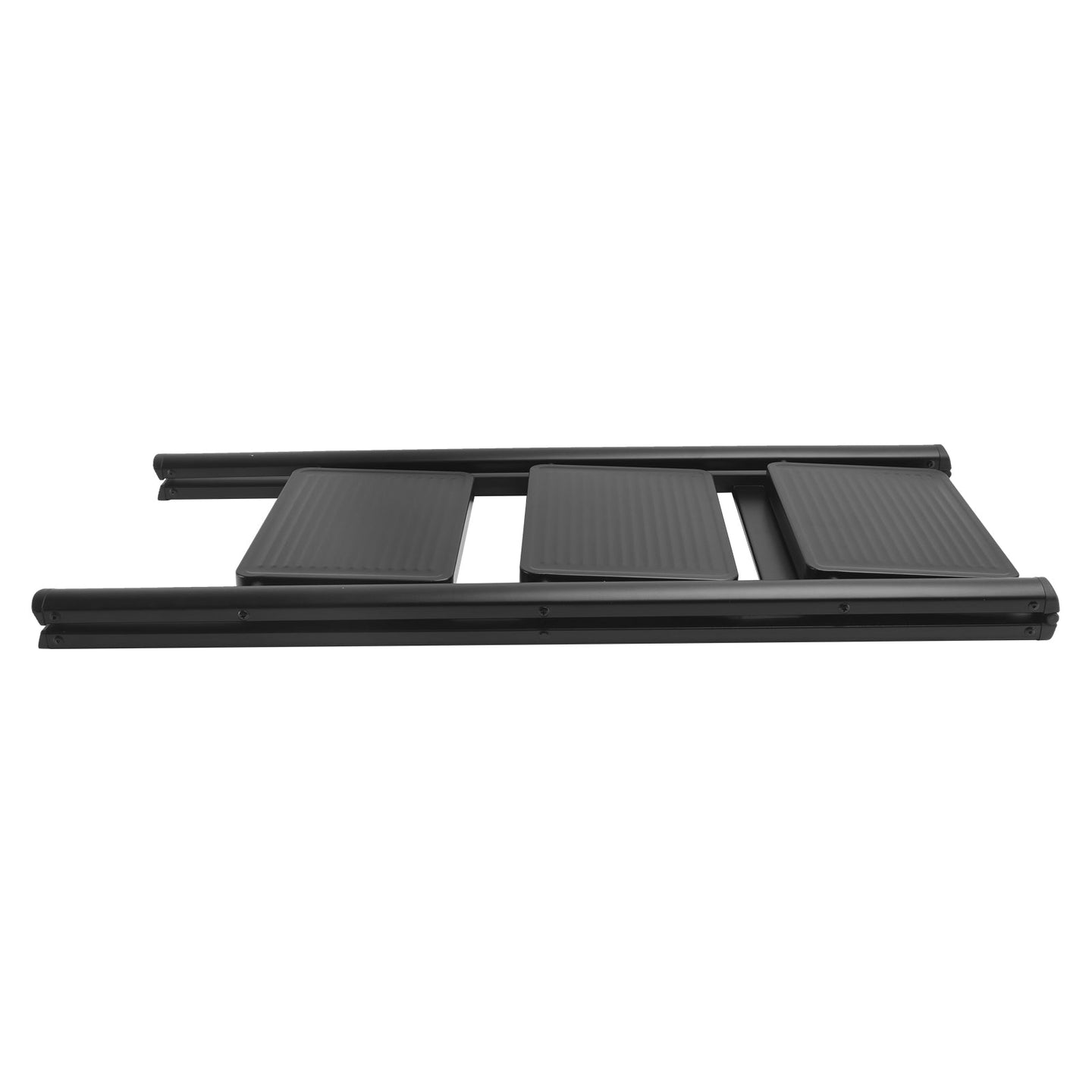 Compact Stepladder, 3 Tiers, Foldable, Aluminum, Wide, Lightweight