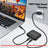 4K60TYPE-C to HDMI+TYPE-C Adapter Support Different Same Display Splitter MST/PD