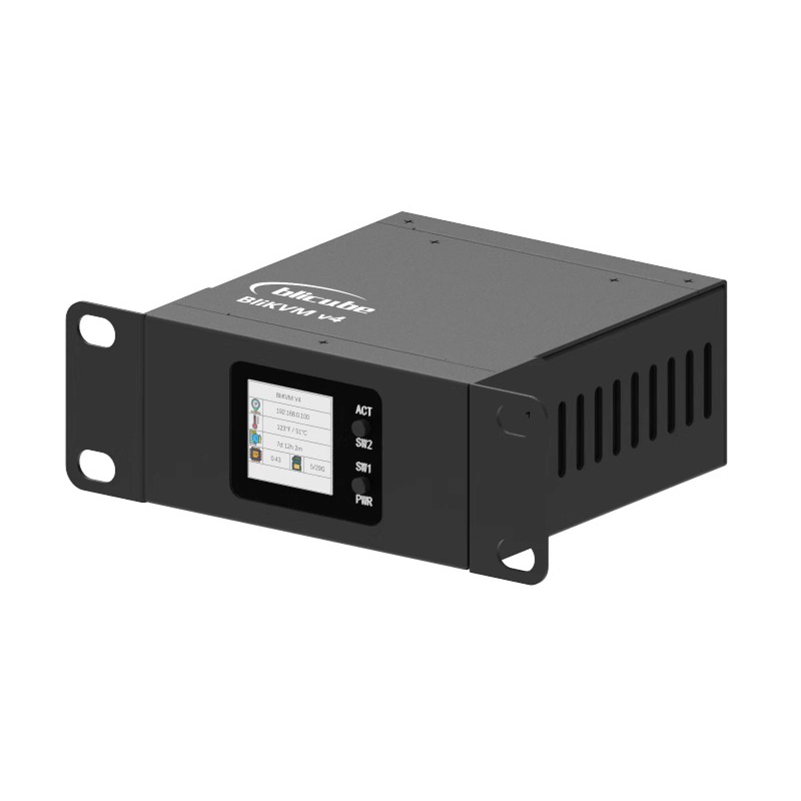 BliKVM v4 HDMI KVM over IP with PoE, HDMI Loop Out, ATX Control & WiFi for Remote Server Management