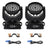 2Pcs 36 x 10W RGBW 4in1 LED Zoom Moving Head 360W Wash Stage Light DMX 15CH
