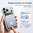 Magnetic Card Holder MagSafe Wallet 3 Card Holder RFID Protection iPhone Wallet Magnetic Strength Vegan Leather for iPhone 17/16/15/14/13/12 Series and Selected Samsung Devices