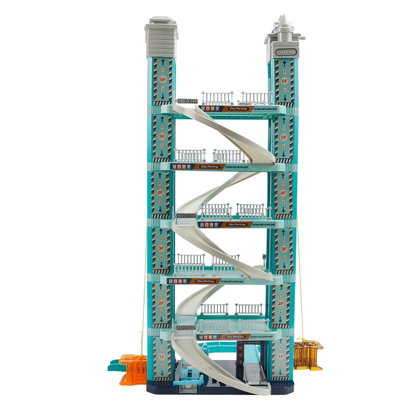 Kids Parking Garage Playset, 6 Floors, Hand-Crank Lift, 2 Cars, Ages 3-8 (Copy)