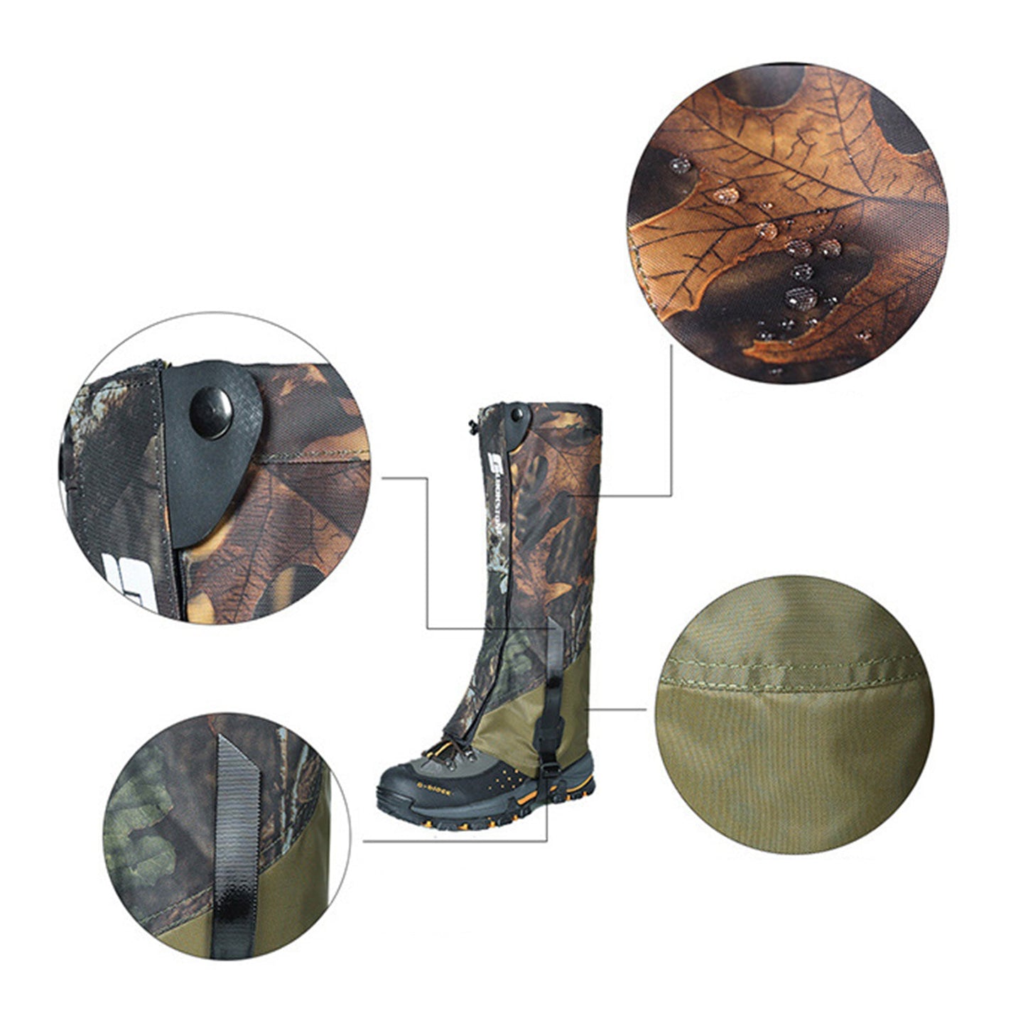 Outdoor Hiking Hunting Snow Waterproof Boot Cover Leg Gaiters (Copy)