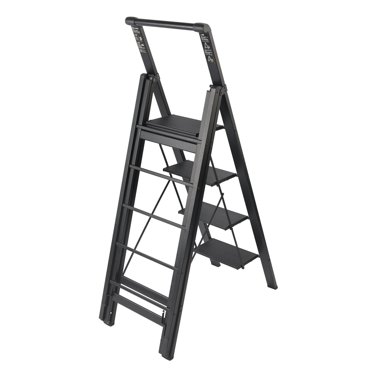 4-Step Foldable Drying Rack Ladder – Non-Slip, 330lb Clothes & Shoes Organizer