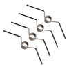 4-Pack Self-Closing Door Hinge Springs, Fits 1/2" & 5/8" Radius Corner Hinges, Auto Door Closer Spring