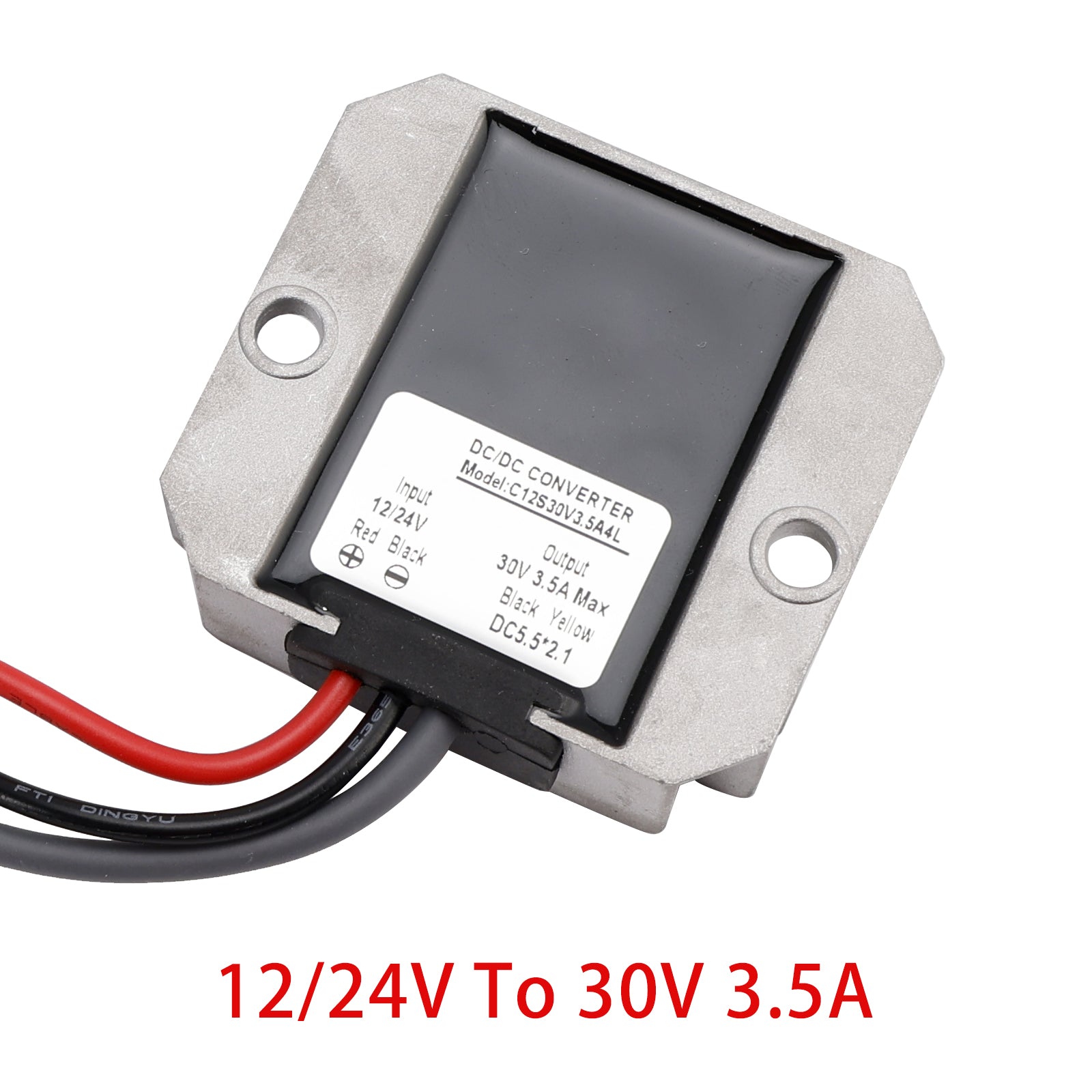 12V/24V To 30V 3.5A 105W Mini Power Supply Boost Conversion With Fuse