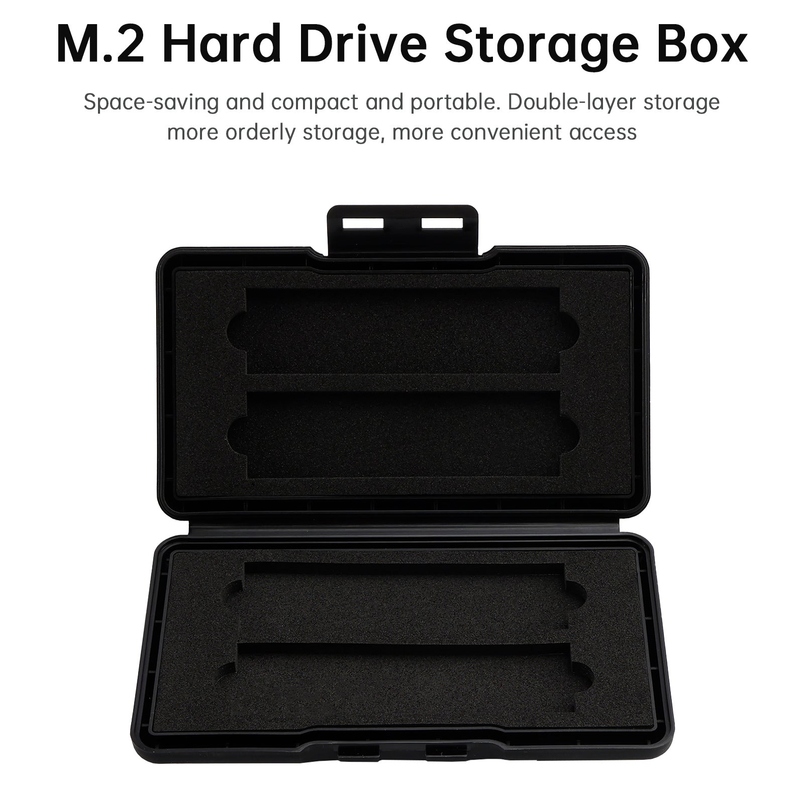 M2 Hard Drive Protection Box Solid State Drive Box Shockproof Waterproof PP Box