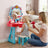 Toddler Makeup Table with Mirror and Chair Kids Vanity Set with Blowdryer for 3+