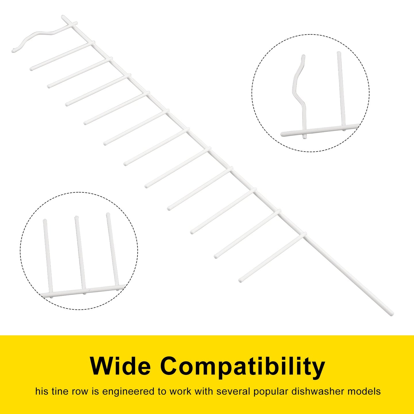 Repl AP5951430 WP8051250 Dishwasher Tine Row W10728160 For Kenmore/KA/Maytag