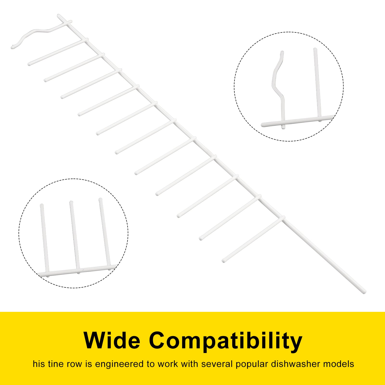 2x W10728160 Tine Row For Kenmore KitchenAid Maytag Dishwasher